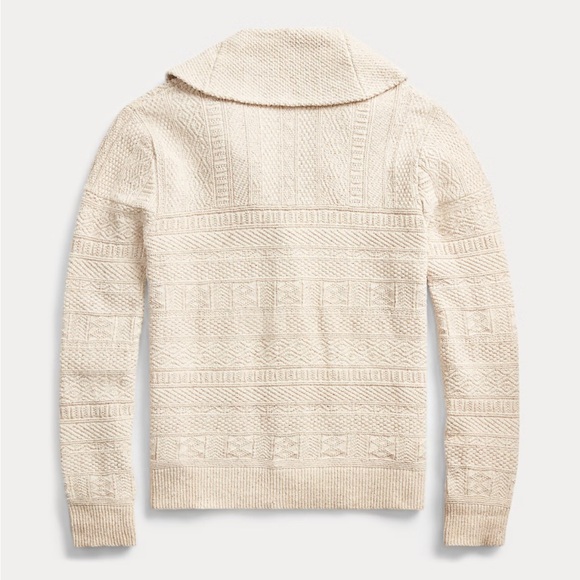 RRL Ralph Lauren Cotton Silk Cardigan Sweater - Picture 2 of 16